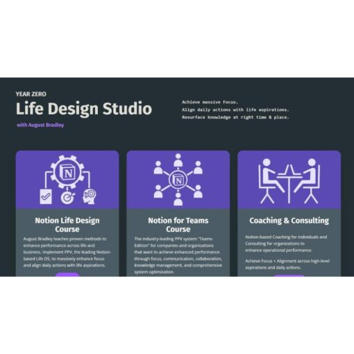 [Video Course] Notion Course 2022 by August Bradley - Image 2