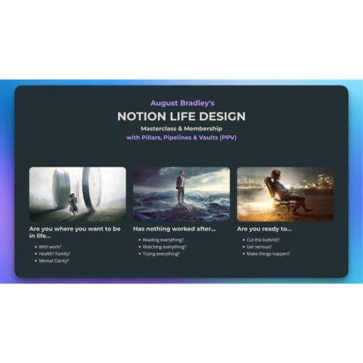 [Video Course] Notion Course 2022 by August Bradley