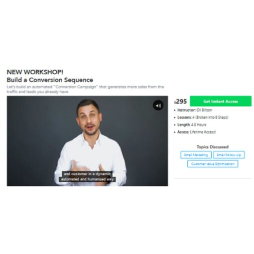 [Video Course] Build A Conversion Sequence by Oli Billson - Image 2