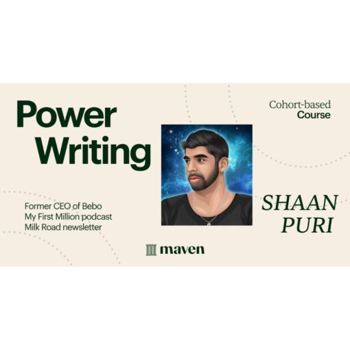 [Video Course] Power Writing 2023 by Shaan Puri