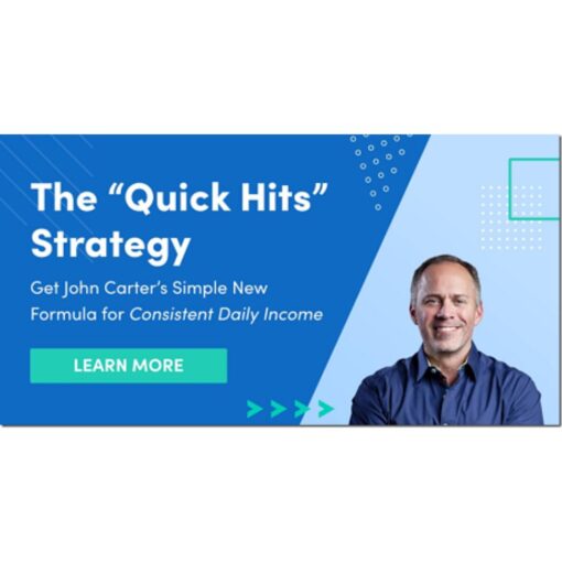 [Video Course] The 'Quick Hits' Strategy Pro by John Carter, Simpler Trading
