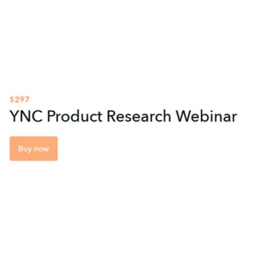 [Video Course] Product Research Webinar by Yik Chan, YNC Academy