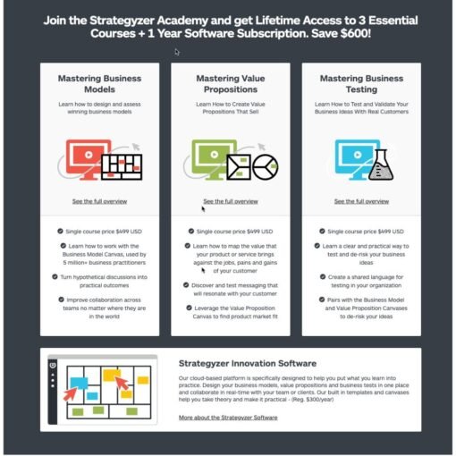 [Video Course] Strategyzer Online Academy by Strategyzer - Image 2
