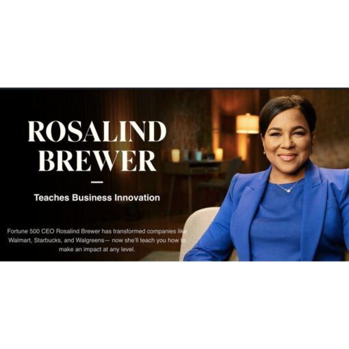 [Masterclass Course] Rosalind Brewer Teaches Business Innovation