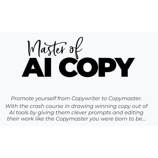 [Video Course] Master of AI Copy – Copy School by Copyhackers - Image 2
