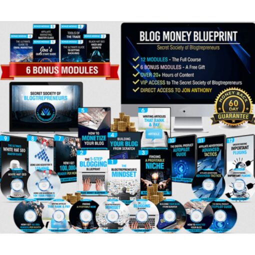 [Video Course] Blog Money Blueprint by Jon Antony