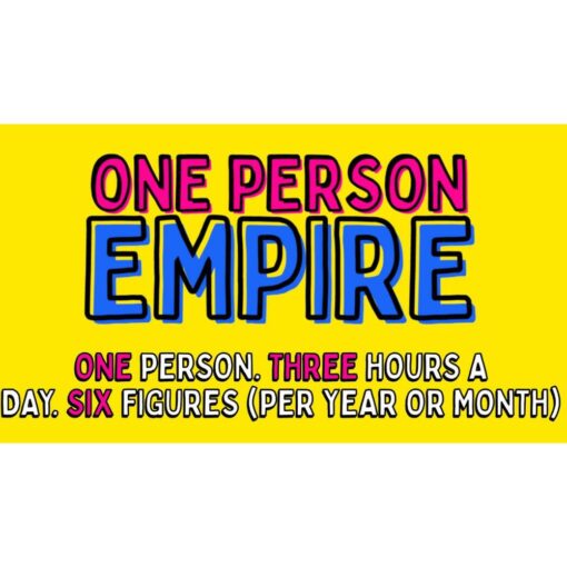 [Video Course] One Person Empire by Ryan Lee