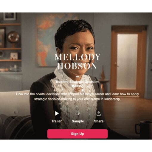 [Masterclass Course] Mellody Hobson Teaches Strategic Decision-Making - Image 2