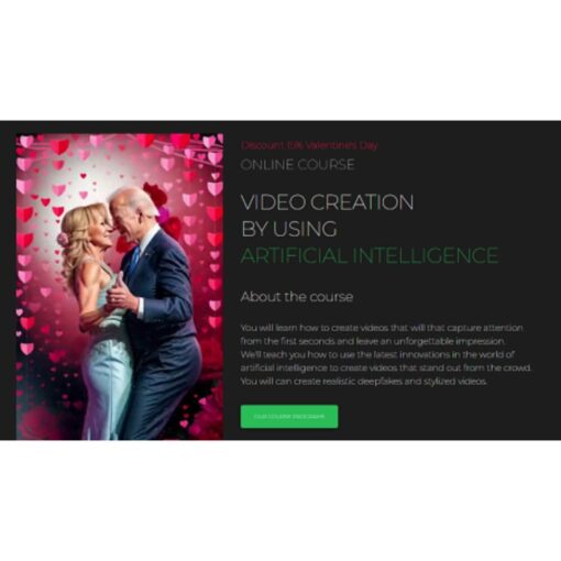 [Video Course] Video Creation By Using Artificial Intelligence by Yury Yeltsov