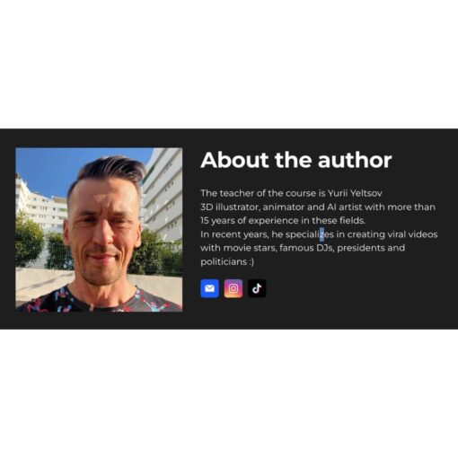 [Video Course] Video Creation By Using Artificial Intelligence by Yury Yeltsov - Image 3