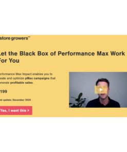 [Video Course] Performance Max Impact Course by Dennis Moons, Store Growers