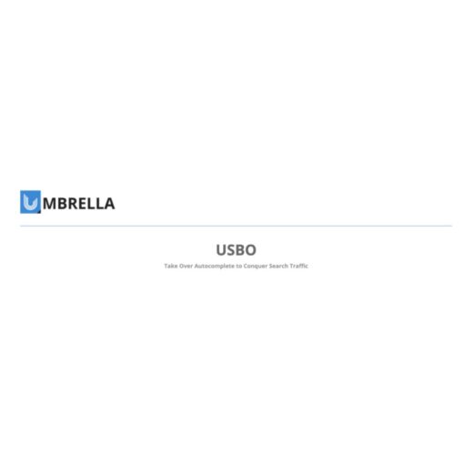 [Video Course] uSBO (Search Box Optimization) by Umbrella