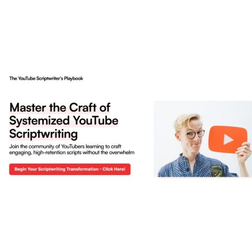 [Video Course] The YouTube Scriptwriter's Playbook by George Blackman