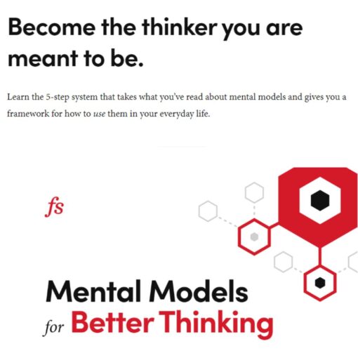[Video Course] Mental Models for Better Thinking by Farnam Street