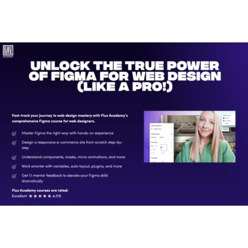 [Video Course] Figma For Web Designers by Maddy Beard, Flux