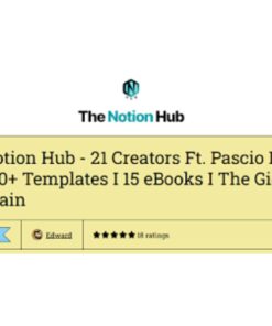 [Video Course] Notion Hub – 21 Creators Ft. Pascio I 100+ Templates I 15 eBooks I The Giga Brain by Edward