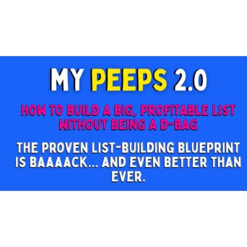 [Video Course] My Peeps 2.0 by Ryan Lee