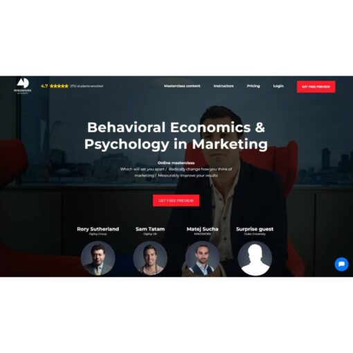 [Video Course] Behavioral Economics by MIndWorx Academy