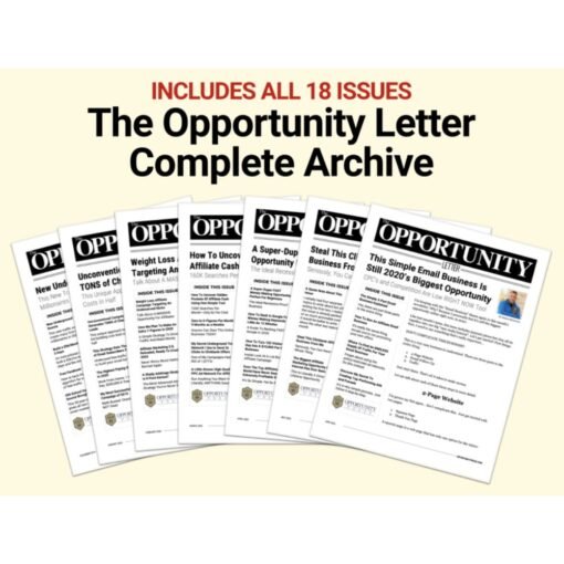 [PDF Course] Opportunity Letter Archive by Duston McGroarty