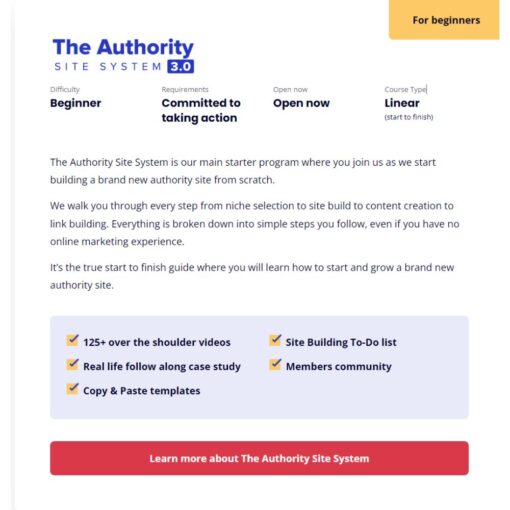 [Video Course] Authority Hacker Pro Platinum (Includes All SOP) + The Authority Site System 3.0 by Gael Breton & Mark Webster - Image 4