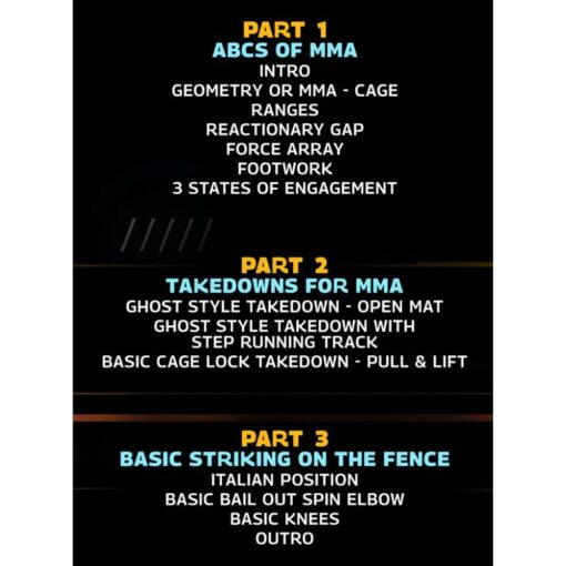 [Video Course] Championship MMA Cage Striking And Wrestling by Greg Jackson - Image 2