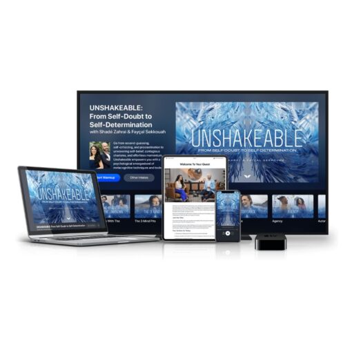 [Mindvalley Course] Unshakeable: From Self-Doubt to Self-Determination by Shade Zahrai and Fayçal Sekkouah - Image 2