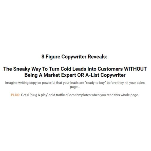 [Video Course] Advertorial Mastery by Zarak