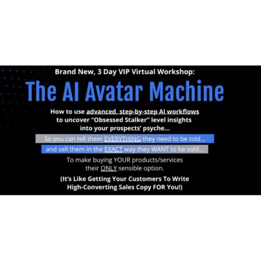 [Video Course] The AI Avatar Machine by Mario Castelli