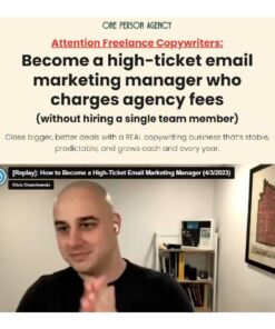 [Video Course] One Person Agency by Chris Orzechowski