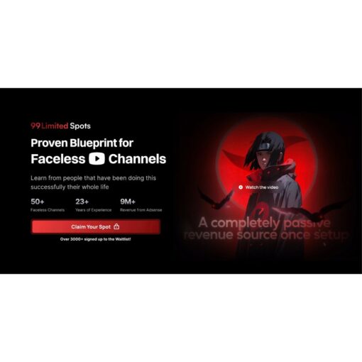 [Video Course] Faceless YouTube Growth by Phed