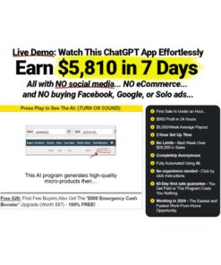 [Video Course] A.I. Micro Product Generator - Earn $5,810 in 7 Days! by Luther Landro