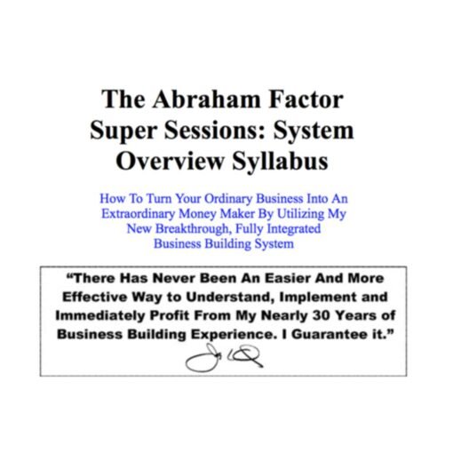 [Audio Course] Abraham Factor Seminar by Jay Abraham
