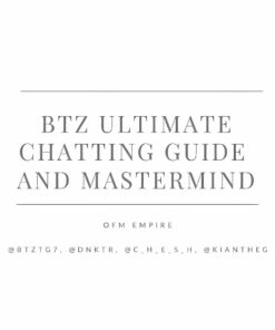 [Video Course] BTZ Ultimate Chatting Guide And Mastermind by BTZ
