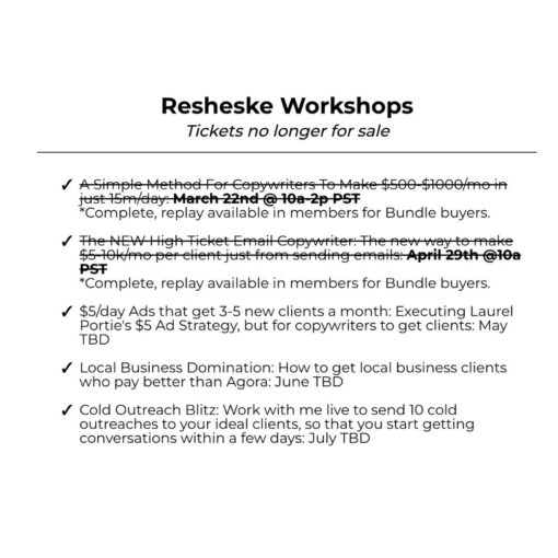 [Video Course] Resheske Workshop Bundle by Lukas Resheske