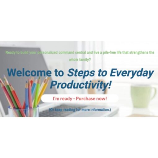 [Video Course] Steps to Everyday Productivity by April and Eric Perry