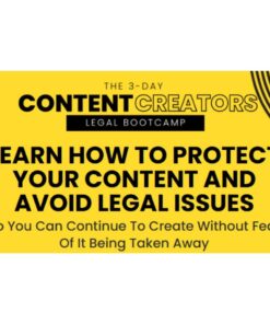 [Video Course] The 3-Day Content Creators Legal Bootcamp by Attorney Peter Nieves