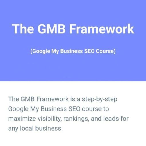 [PDF Course] Rank Your Local Business On Google’s Map-Pack + The GMB Framework by Dalton Luka