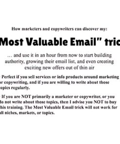 [Video Course] Most Valuable Email by John Bejakovic