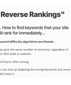 [Video Course] Reverse Keyword Rank by Jack Duncan
