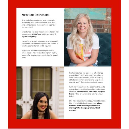 [Video Course] Highly Paid Copywriter by Amy Crane, Keshani Kurera - Image 3