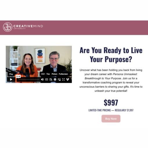[Video Course] Persona Unmasked Course by Debra Maldonado & Robert Maldonado