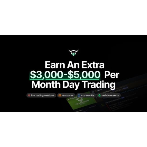 [Video Course] Earn An Extra $3,000 - $5,000 Per Month Day Trading by Trade Pro Elite