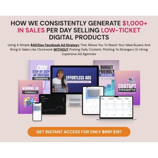 [Video Course] Efforless Ads by Mye De Leon