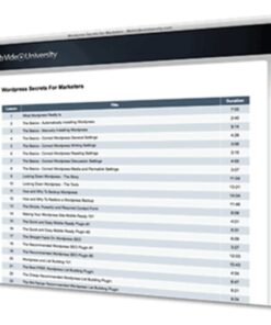 [Video Course] WordPress Secrets for Marketers by Dave Kaminski