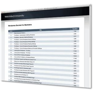 [Video Course] WordPress Secrets for Marketers by Dave Kaminski
