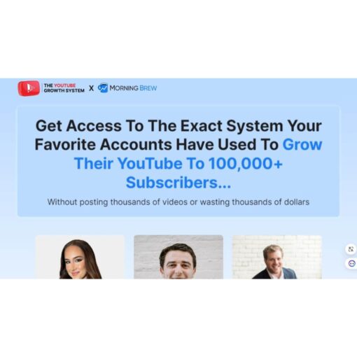 [Video Course] The YouTube Growth System by Jamie Rawsthorne