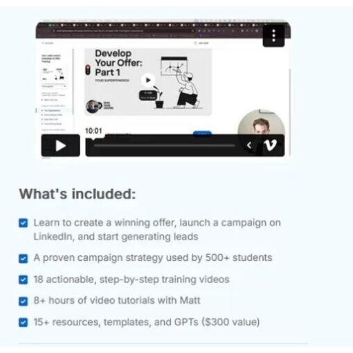 [Video Course] Lead Launch Campaign & Offer by Matthew Lakajev - Image 2