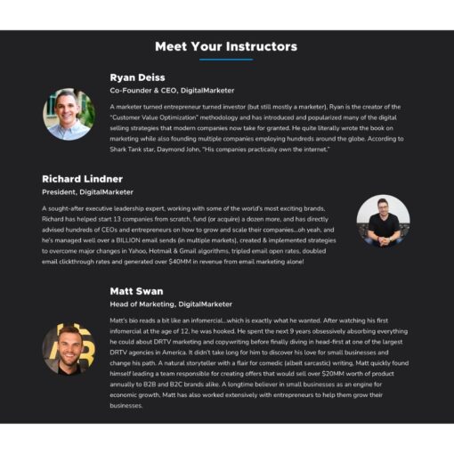 [Video Course] Head of Marketing Bootcamp by Ryan Deiss - Image 2
