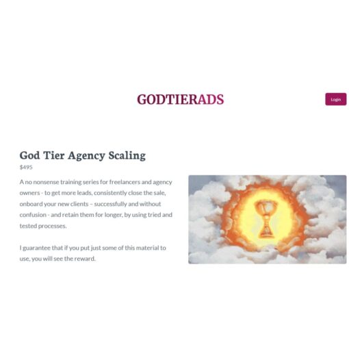 [Video Course] God Tier Agency Scaling by Ed Leake