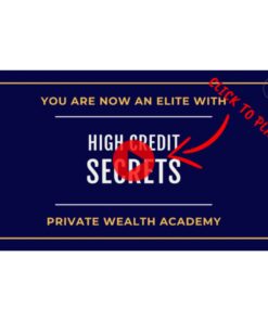[Video Course] High Credit Secrets by Private Wealth Academy